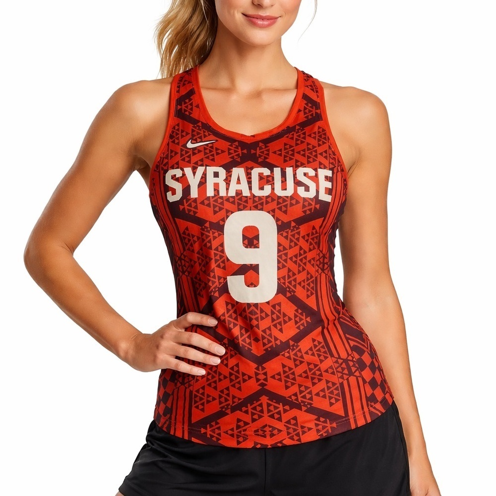 Nike Syracuse Orange and Black Athletic Tank Size Medium
